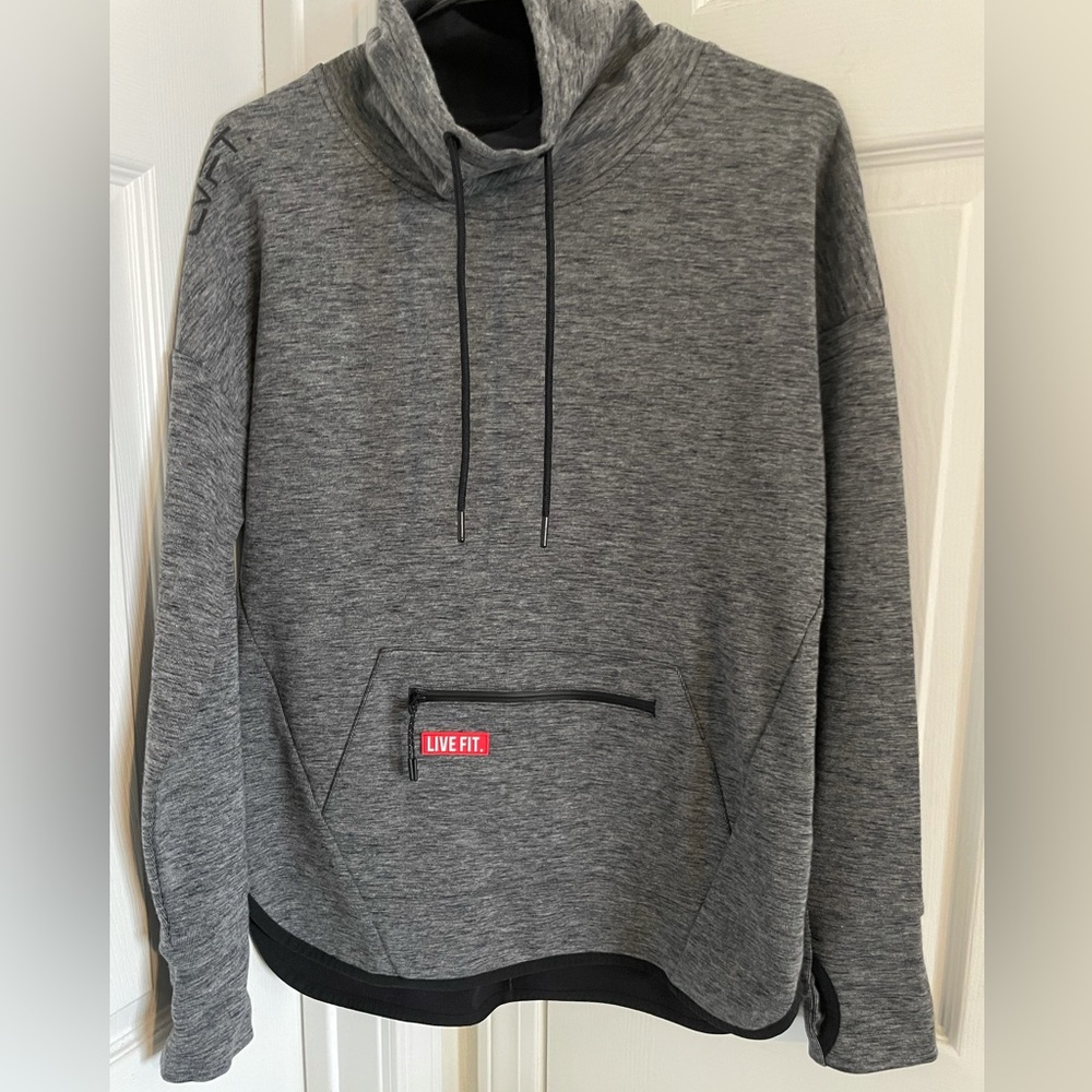 Womens medium LVFT gray Pullover sweater